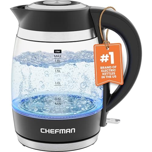 Chefman Hervidor eléctrico para agua hirviendo