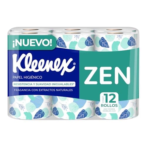 Papel Higiénico Kleenex Zen 12 Rollos 240 Hojas