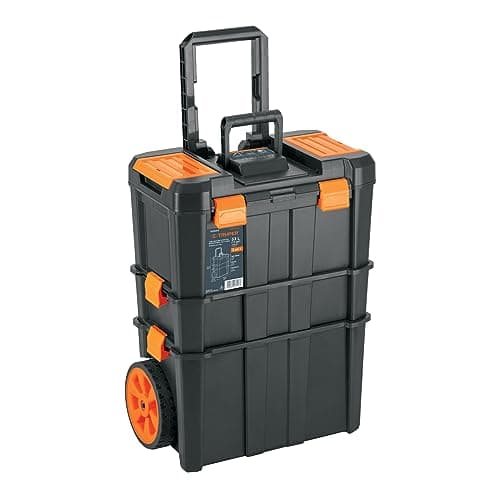 Truper CHP-1925R, Caja para herramientas 19"x25" 3 en 1 desmontable
