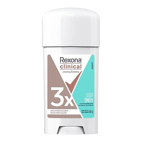 Rexona Antitranspirante Clinical Clean Scent en Barra para Mujer 58 g