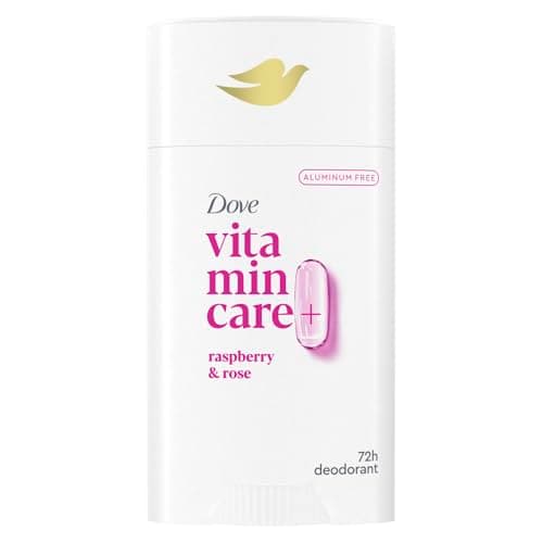 Dove Vitamincare+ Desodorante Libre de Aluminio Stick Raspberry & Rose para 72H Protección Contra