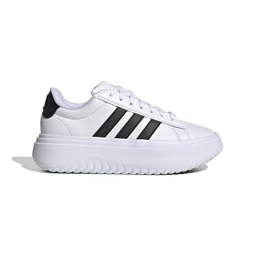 adidas Tenis Grand Court Platforma Casual Mujer Blanco