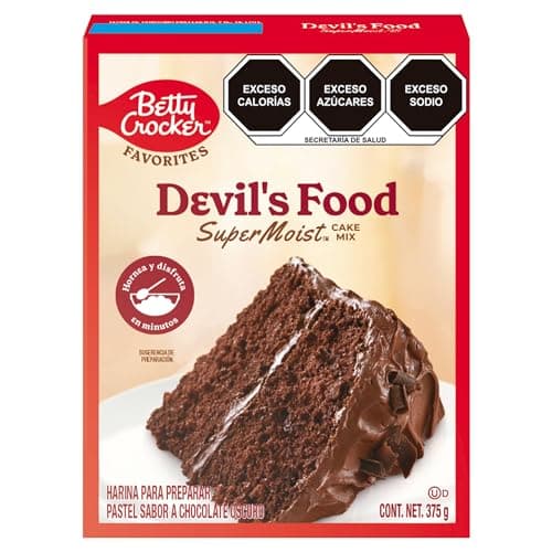 Betty Crocker Harina para Pastel sabor Chocolate Oscuro 375 g