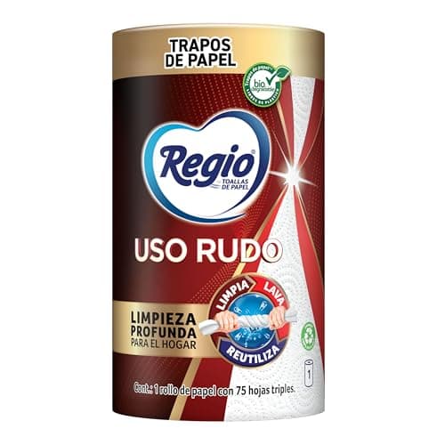 Regio Toallas de Papel Uso Rudo 75 Hojas Triples