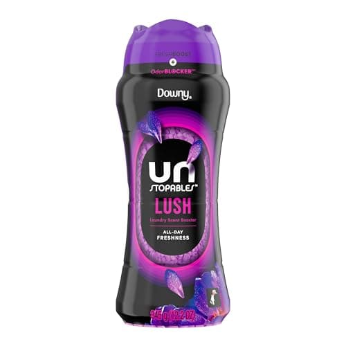 Downy Perlas de Perfume Lush, Aromatizante para Ropa, Aroma Dulce y Floral, 345g, 6X Más Fragancia* Hasta en Ropa Guardada, Intensifica el Aroma de la Ropa