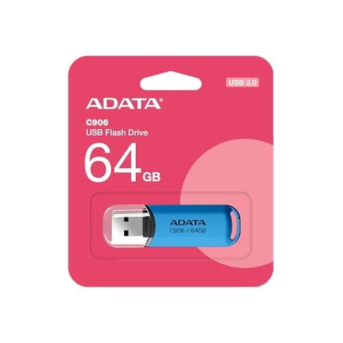 Unidad Flash USB C906 compacta, 64 GB, USB 2.2, Color Azul