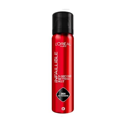 L'Oreal Paris Infallible 3 Second Setting Spray Fijador Maquillaje 24h, 75ml