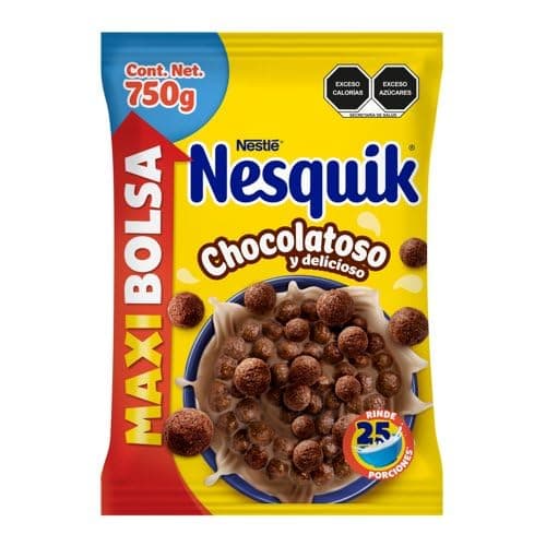 Cereal Nestlé Nesquik | Bolitas de Maíz Integral Sabor Chocolate