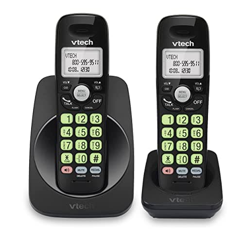 VTech - Teléfono inalámbrico con 2 teléfonos DECT 6.0