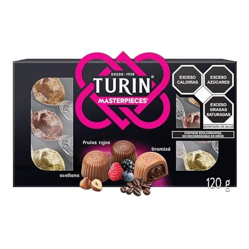 Turin Masterpieces Chocolates rellenos de Ganache Estuche 120 g