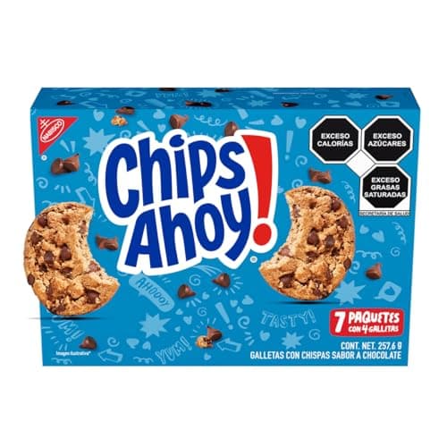Chips Ahoy! 7 paquetes con 4 galletas cada uno