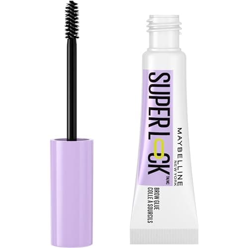 Maybelline Gel para cejas transparente SuperLock, 7ml - Cejas laminadas hasta por 24H, a prueba de sudor y transferencias, sin sensación pegajosa, sin grumos