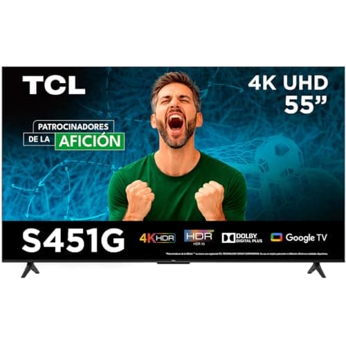TCL Smart TV Pantalla 55" 55S451G Google TV 4K UHD Ultra HD