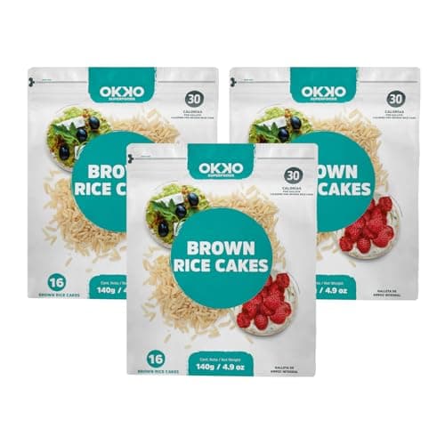 OKKO Rice Cakes Integral, 140 G (3 Pack)