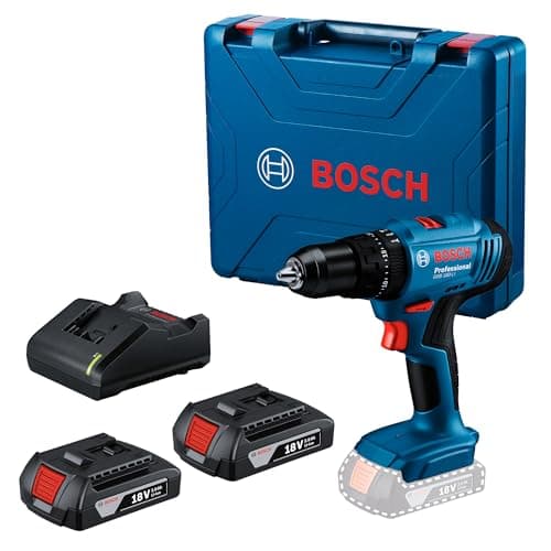 Bosch GSB 183‑LI Rotomartillo Inalámbrico 18 V – 2 Baterías + Maletín – Taladro Percutor para