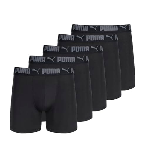 Puma - Pack de 5 Calzoncillos Tipo Calzones para Hombre