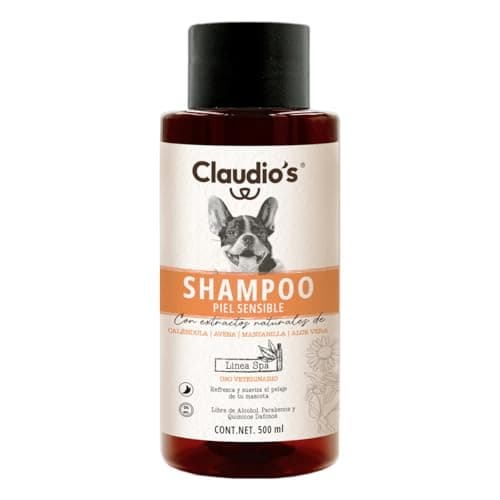 Shampoo Claudio's para Perros Piel Sensible. 500 ml