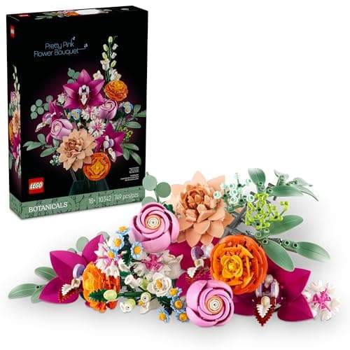 LEGO Botanicals Ramo de Flores Fantasía en Rosa