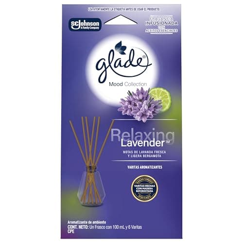 Glade Aromatizante Varitas Mood Collection Aroma Relaxing Lavender
