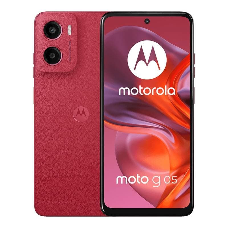 Motorola G05 Rojo (4GB RAM/128GB)