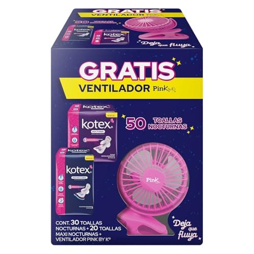 Kotex Toallas Femeninas, Paquete