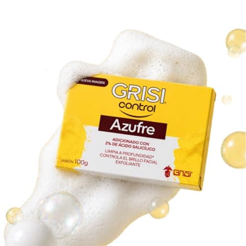 Azufre Jabón Facial Grisi Control con Ácido Salicílico 100g