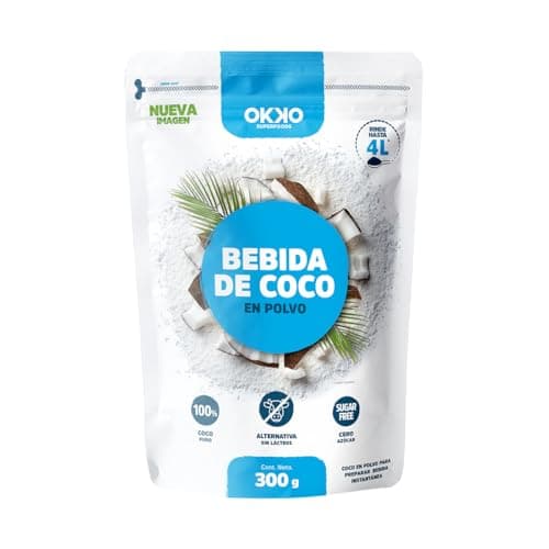 OKKO Bebida de Coco en Polvo, 300 g
