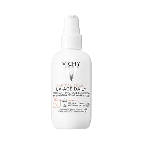 Vichy Capital Soleil UV-Age Daily FPS50+ Protector Solar Facial Uso Diario, 80 ml