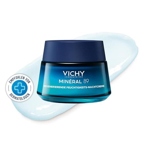 Vichy Minéral 89 Crema Recuperadora De Noche con Melatonina Pura 50ml Para Todo Tipo De Piel Uso