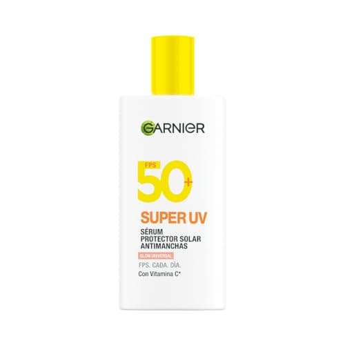 Garnier Super UV Protector Solar Facial Fluido Acabado Luminoso