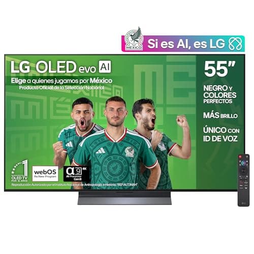 LG Pantalla 55 Pulgadas OLED EVO AI C5 4K Smart TV webOS 2025 OLED55C5PSA|Sistema Operativo webOS