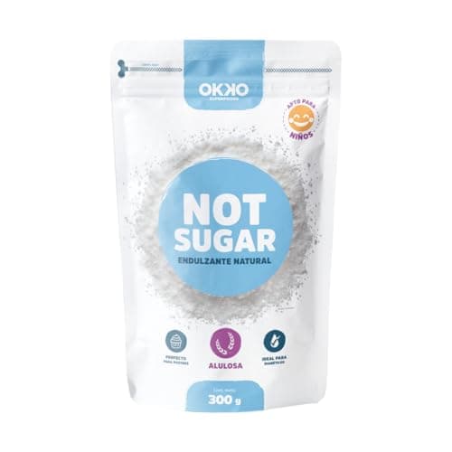OKKO Not Sugar, 300 g | Origen Vegetal | Keto Friendly | Cero Azúcar | Cero Calorías | 100% Natural | Hecho de alulosa