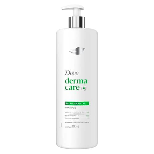 DOVE Shampoo Derma Care Balance Capilar, Frescura y Movimiento por 48h. Cabello Graso. Regenera de