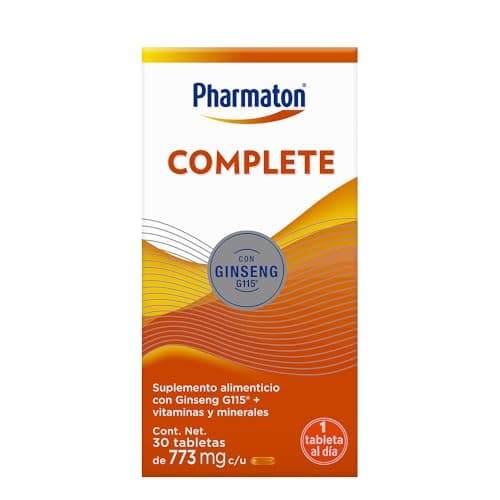 Pharmaton Complete Suplemento Alimenticio para Adultos