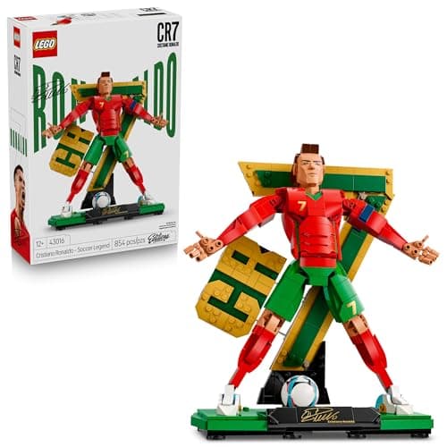 Lego Editions Cristiano Ronaldo: Leyenda del Futbol – Set de Construcción – Decoración