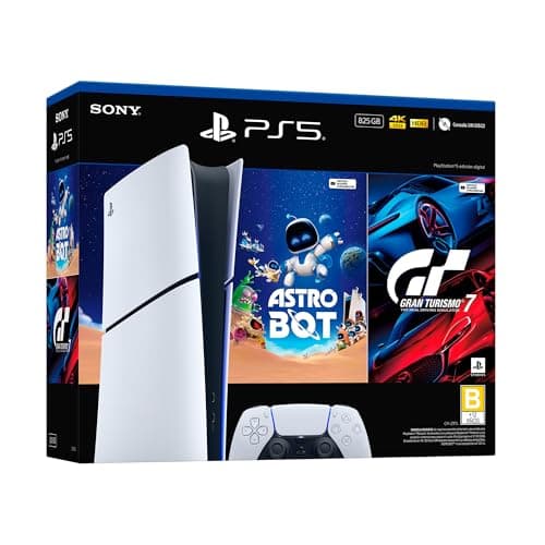Consola PlayStation 5 Edición Digital de 825 GB: ASTRO BOT y Gran Turismo 7 Modelo PS5DIG-ASTRO