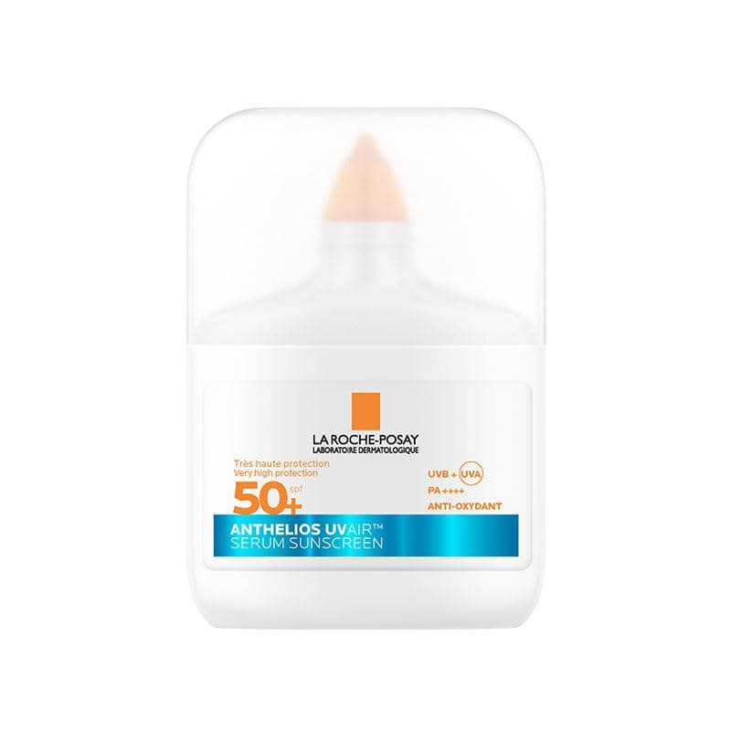 La Roche-Posay Anthelios UVAIR SPF 50+, Serum Protector Solar invisible 50 ml. Textura ligera