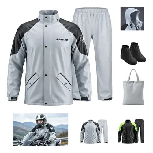 Impermeable Para Moto Con Capucha