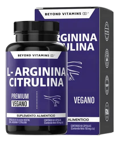 L - Arginina 1000mg + Citrulina + Beta Alanina