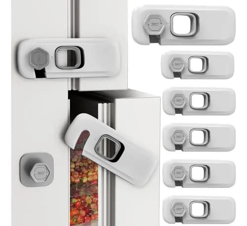 Kit Con 6 Seguros Para Gabinetes Y Cajones