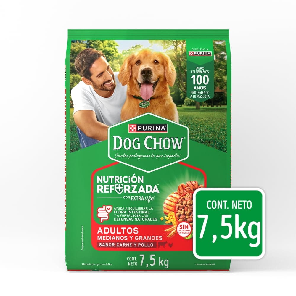Alimento para Perro Purina Dog Chow Adulto Razas Grandes 7.5 kg
