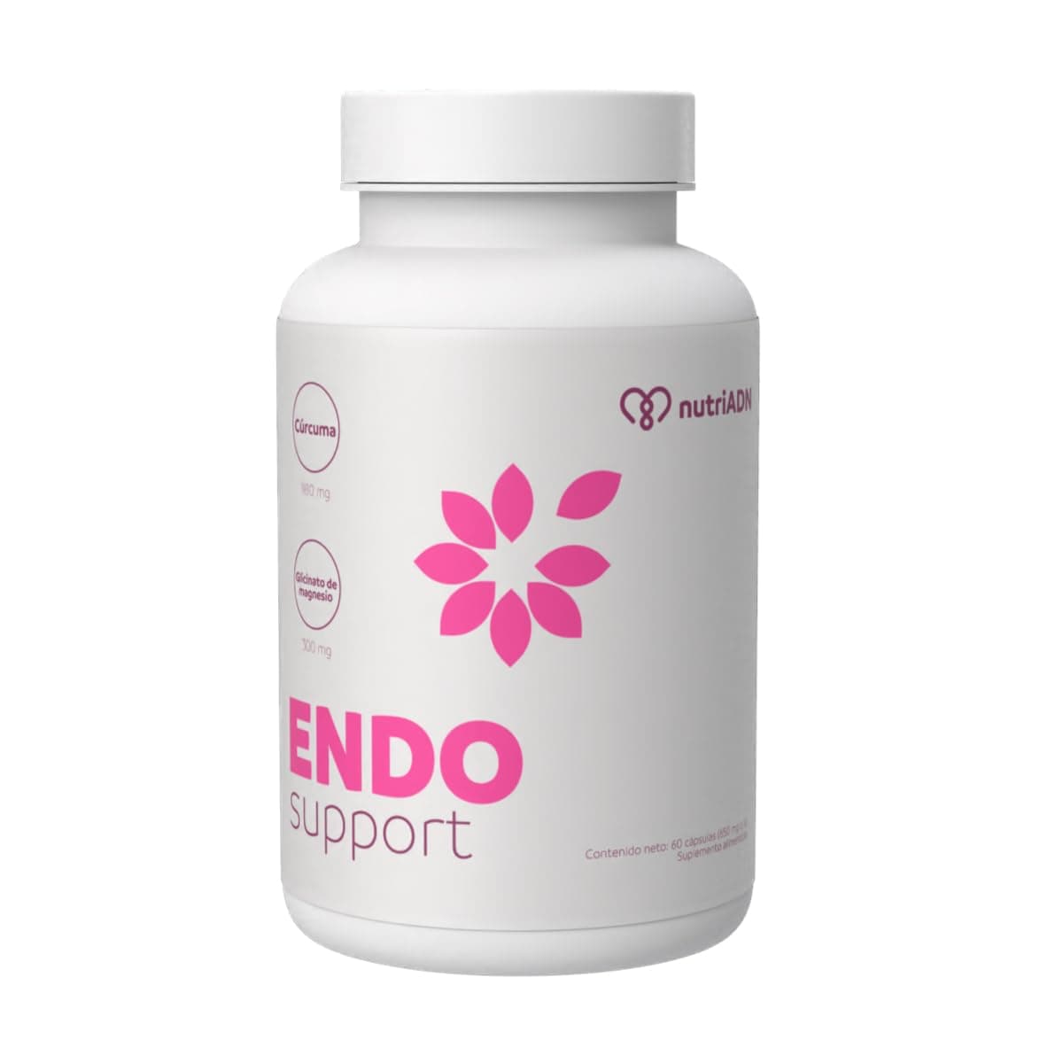 nutriADN – ENDO SUPPORT – Suplemento Menstrual 60 Cápsulas de 650 mg