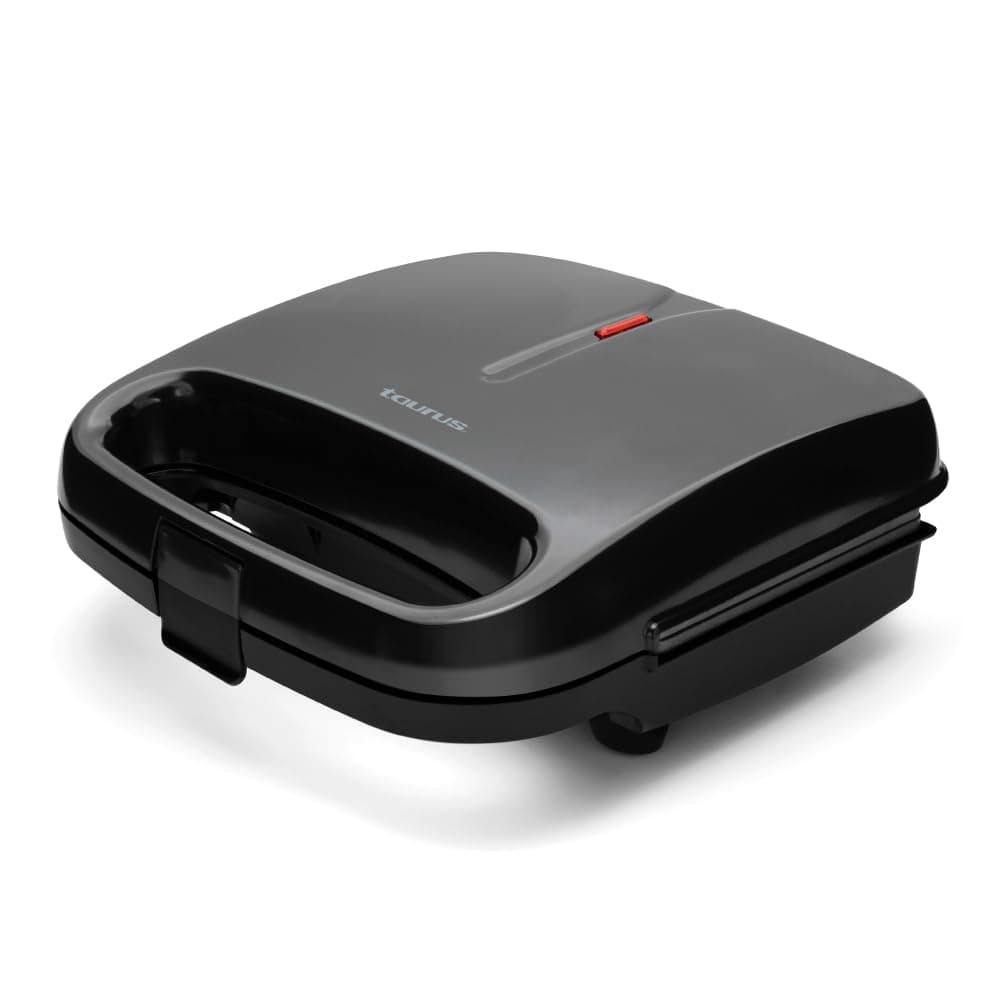 TAURUS COSMOS | Sandwichera antiadherente | Práctica y compacta | 2 sandwiches | 750 W