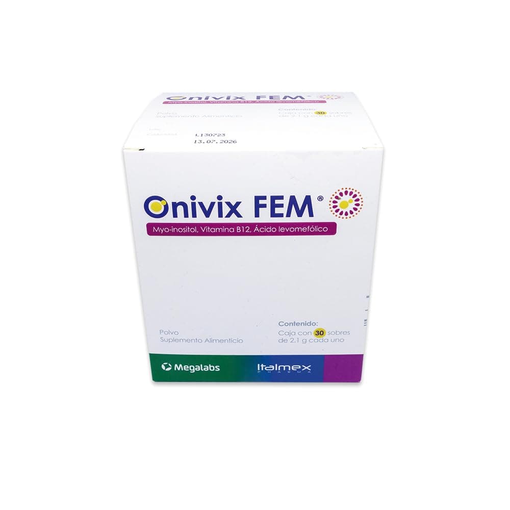 Onivix FEM | Suplemento Alimenticio en Polvo | Myo-inositol