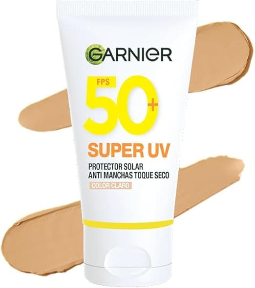 Garnier Super UV Protector Solar Facial Toque Seco Efecto Mate