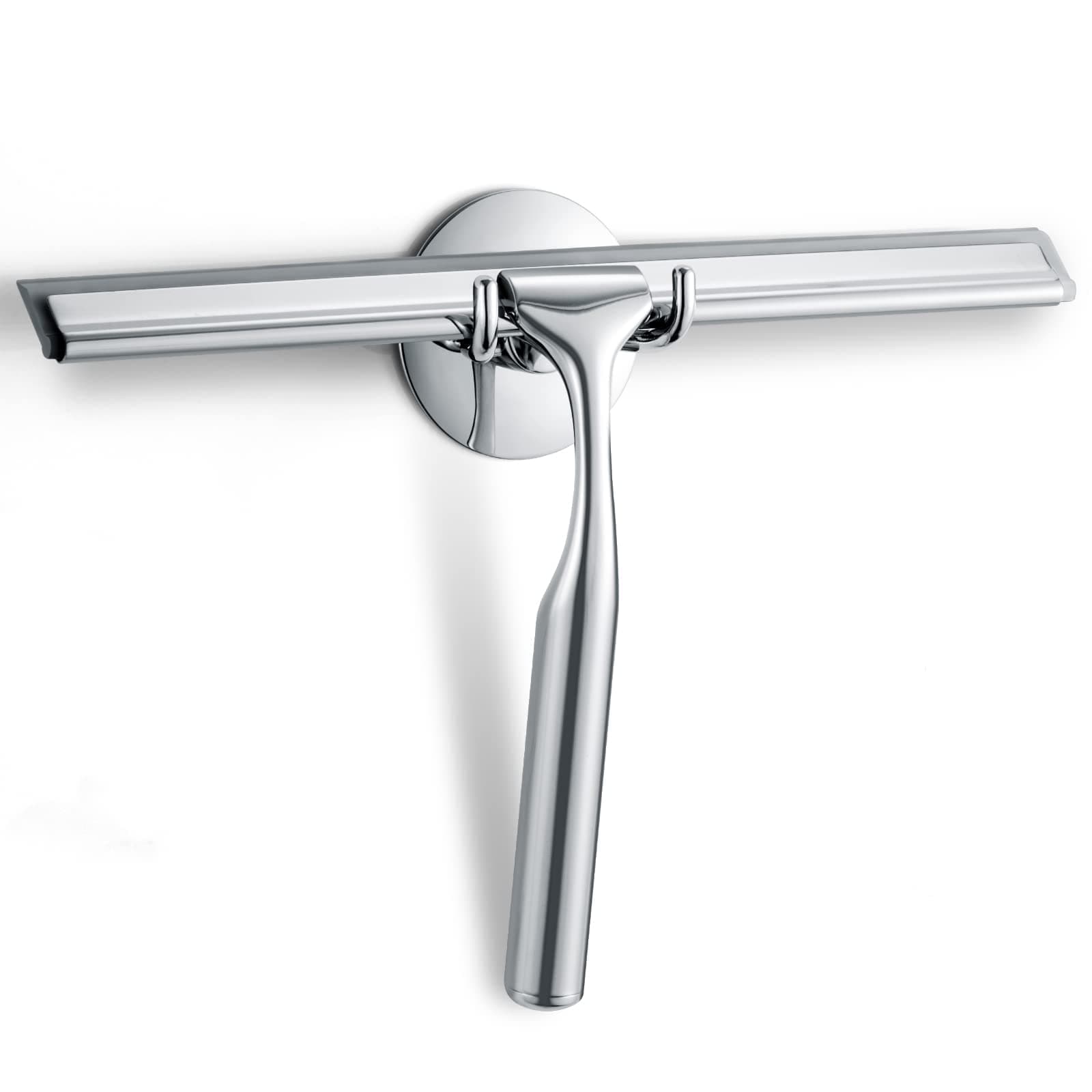 Quntis Escobilla de Silicona para Ducha con Escobilla Repuesto, 25CM Plata