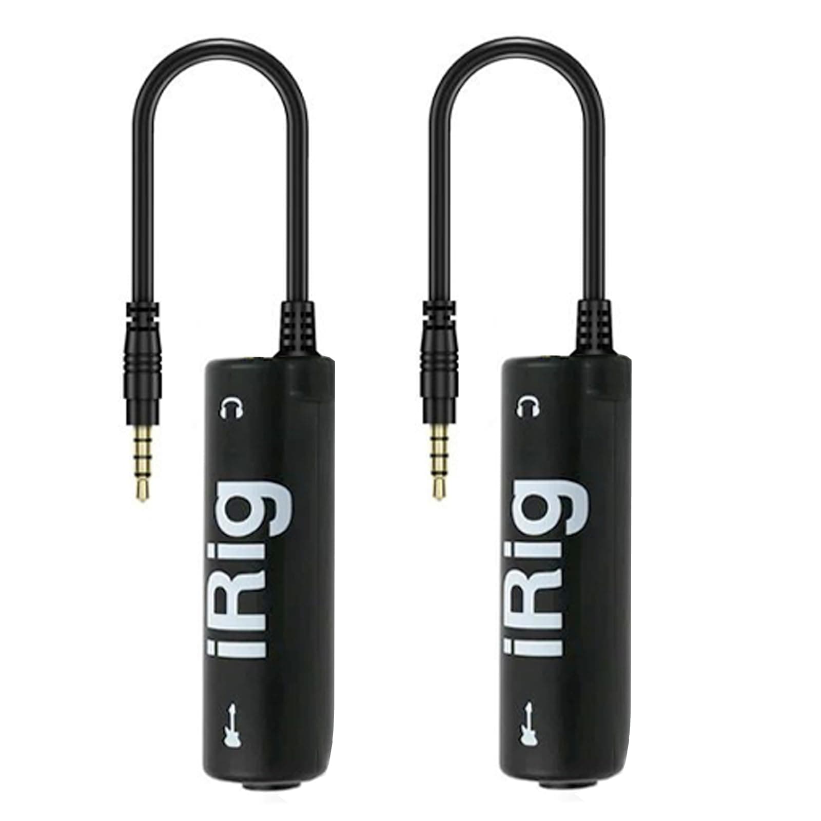 MOCOFLY 2pcs iRig Adaptador Guitarra Efectos para Guitarra Eléctrica y Bajo