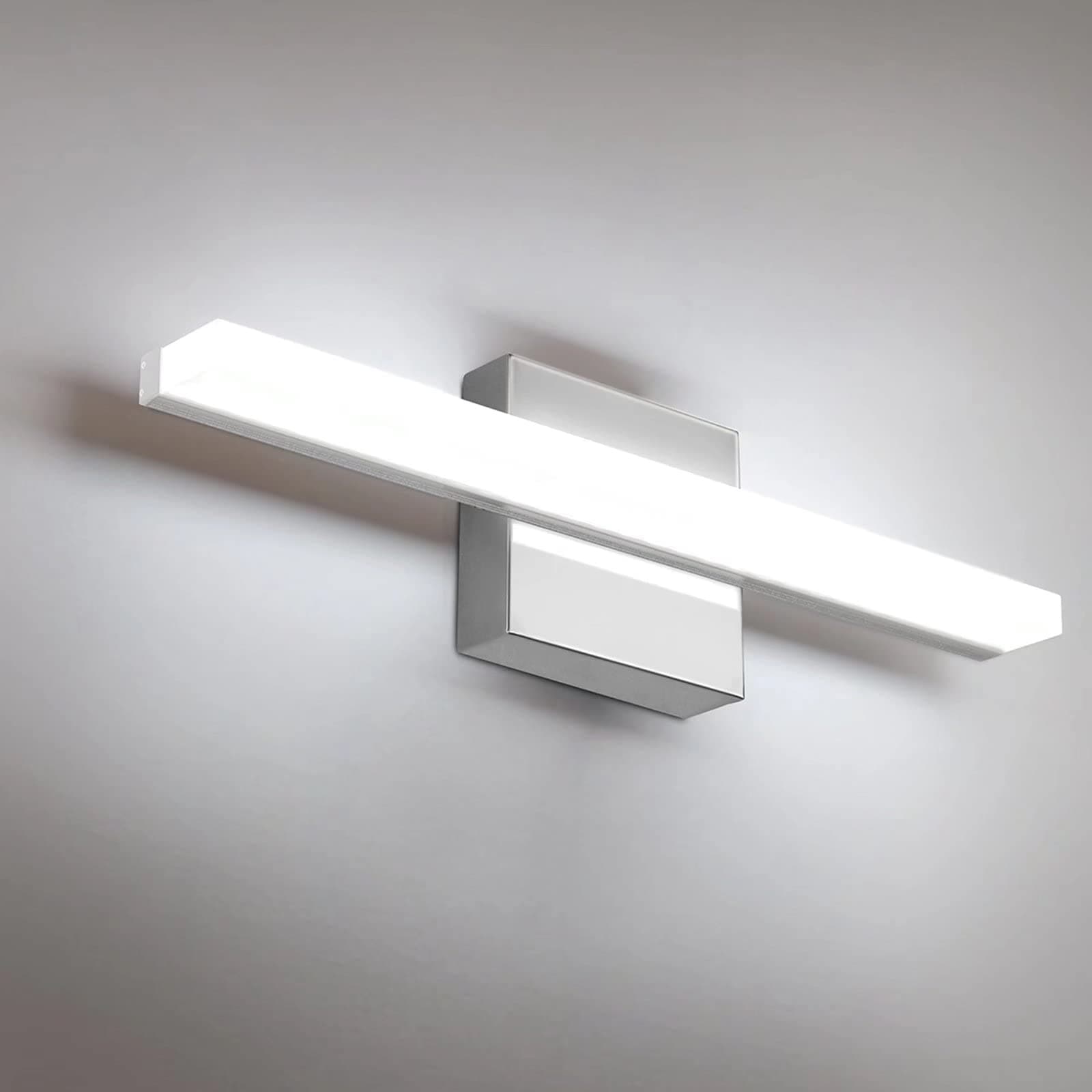 HORKEY 40cm Lámpara de tocador moderna de 14W 6000K Aplique de baño LED Accesorio de iluminación de