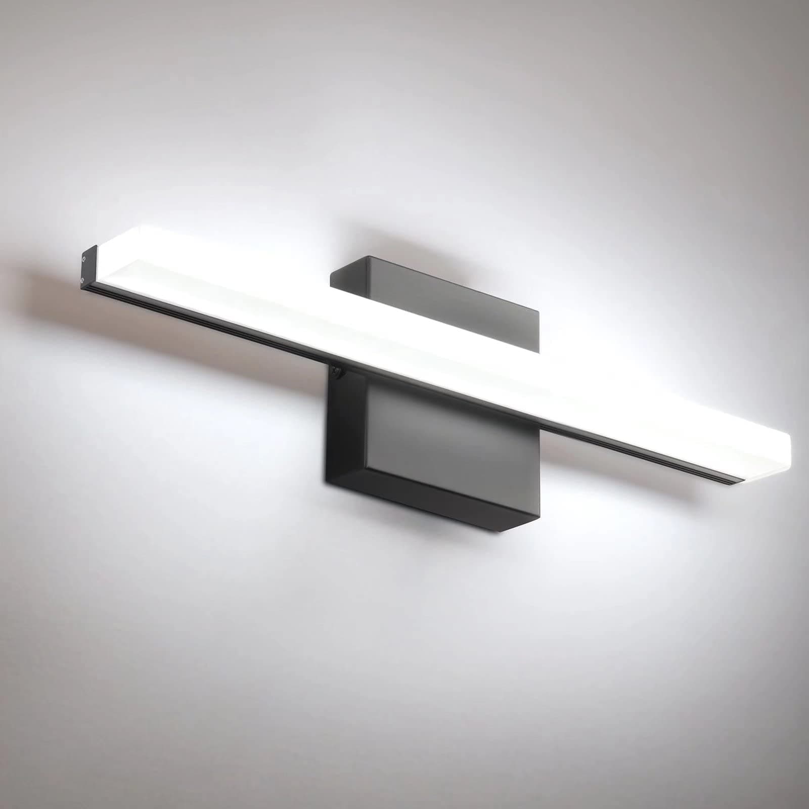 HORKEY 40cm Lámpara de tocador moderna de 14W 6000K Aplique de baño LED Accesorio de iluminación de