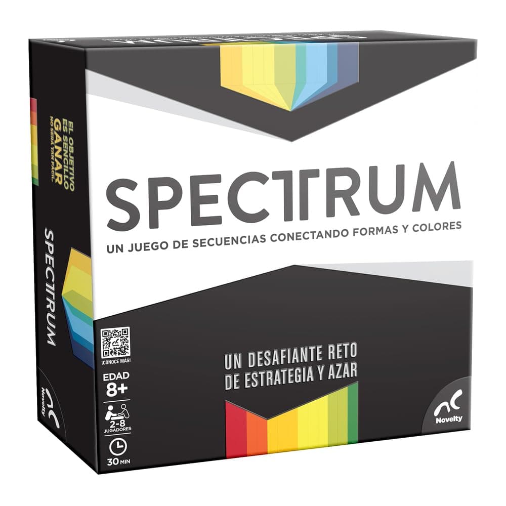 Novelty Corp Juego de Mesa de Estrategia Spectrum: 2-4 Jugadores, Edad Recomendada 2+